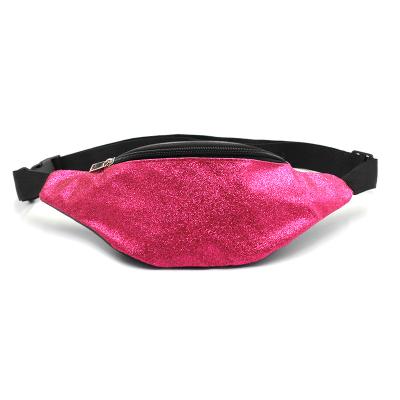 China 2019 Fashion Fashion Glitter Thin Waist Bag Reflective Sequins Fanny Pack Glitter For Woman for sale