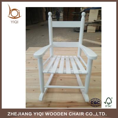 China Woden Child's Unfinished Outdoor Mini Rocking Chair for sale