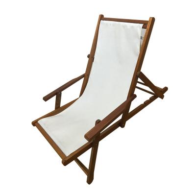 China Fishing Chair Sling Folding Wooden Beach Chair for sale