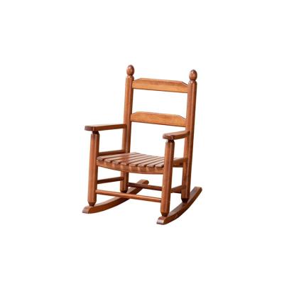 China Classic Wood Rocking Rocking Child's Porch Rocker Chair Natural OAK 3-7 Ages for sale