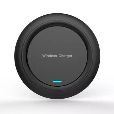 China 2021 New 10W Portable Wireless Mobile Phone Charger QI Panel Fast Charging Charging Battery Charger For Android Phones for sale