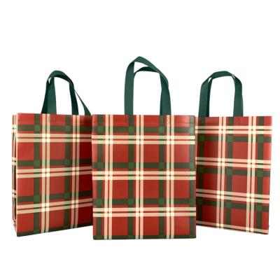 China Large Capacity Customized Customized Waterproof ECO Recycle Laminated Handle PP Non Woven Shopping Bag For Package for sale