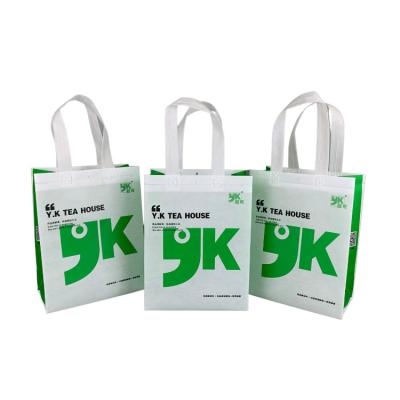 China China Manufacturers Low Price Customized Quality Printing Laminated Handle PP Non Woven Custom Shopping Bag For Delivery for sale