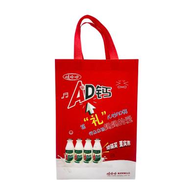 China China factory custom colorful clear printing foldable eco durable travel handle pp non woven shopping bag for packing for sale