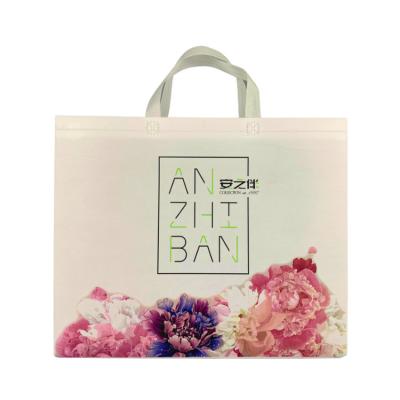 China Recyclable Fashion Style Durable Reusable Biodegradable Waterproof Portable Customized Nonwoven Tote Bag For Shopping for sale