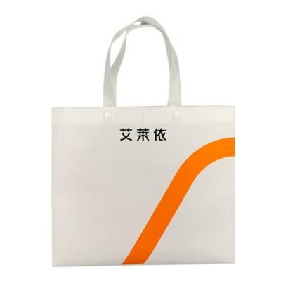 China Fashion Recyclable Style Hard Reusable Biodegradable Waterproof Foldable Customized Nonwoven Shopping Bag For Packaging for sale