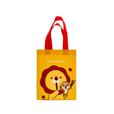 China Customized Fashionable Environmental Friendly Material Laminated Shopping Bag With Customize Logo For Promotion for sale