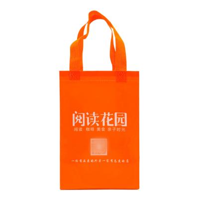 China Factory Recyclable Original Whole Sale Lowest Price And Handle Good Quality Foldable Biodegradable Nonwoven Bag For Food Packaging for sale