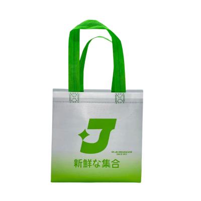 China Recyclable customized increase capacity recycle waterproof grocery laminated eco strength to handle non woven shopping bag for sale