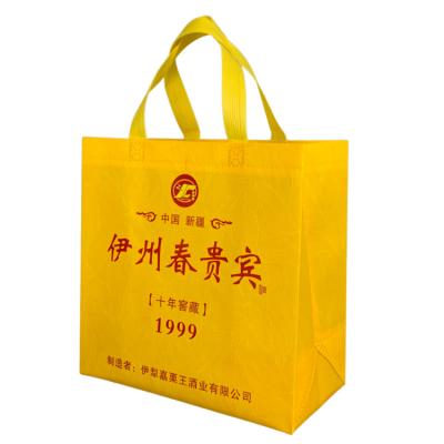 China Popular Recommendation Recyclable Customized 2 Bottle 4 Bottle Reinforced Non Woven Wine Bag With Handle For Package for sale