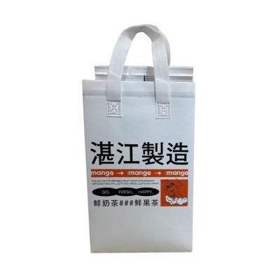 China China original factory hot sale recyclable eco-friendly and low price durable portable nonwoven handle RPET bag for purchase for sale