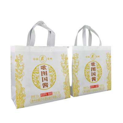 China Fashion Recyclable Style Waterproof Thermal Insulated Reusable Non Woven Shopping Bag With Customize Logo For Takeaway for sale