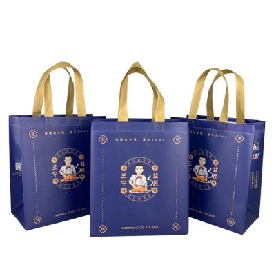 China Fashion Recyclable Style Waterproof Thermal Insulated Reusable Non Woven Shopping Bag With Customize Logo For Takeaway for sale