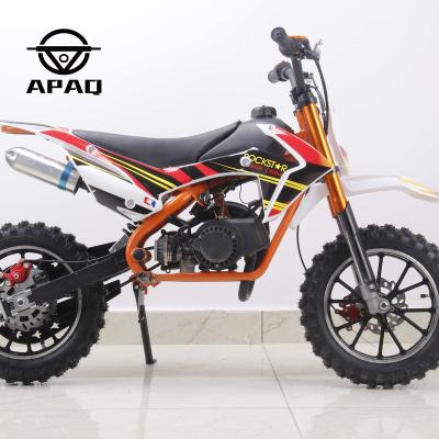 China Cheap APAQ mini dirt bike pit bike kids motorcycle with manufacturer DB49-2 for sale