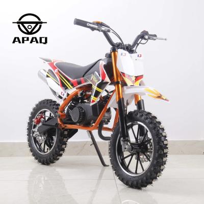 China APAQ Cheap 49cc Engine Cross 50cc Mini Motorcycle Kids Gas Bike Kids Toys DB49-1 for sale