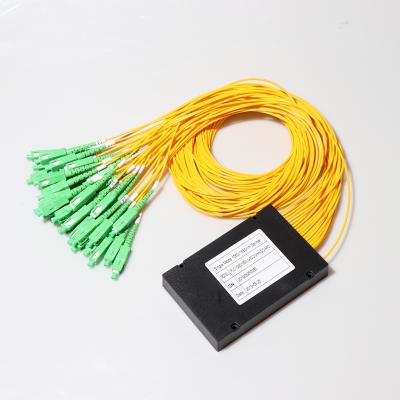 China FTTH 1X32 SC/APC ABS Box PLC Splitter, 1M G657A1, OD: 2.0 mm or 3.0 mm 1x32 ABS Box for sale