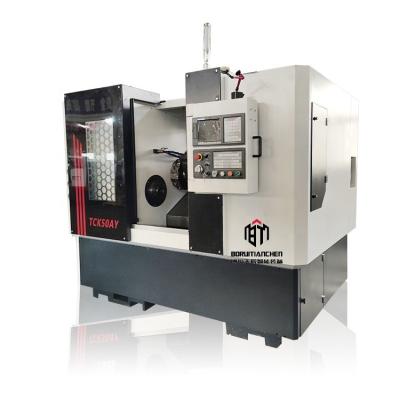 Китай TCK50AY machine for sale in China lathe machine multi purpose cnc slant bed lathe продается