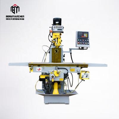 Cina High Quality Digital Display 3 axis Conventional Swivel head Vertical-Horizontal Turret Milling Machine X6332 in vendita