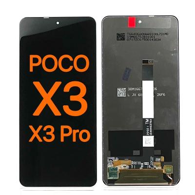 China Poco X3 Pro Mobile Phone LCD Screen For Xiaomi Poco X3 Pro X3 Pro Display Touch Digitizer Assembly Replacement PocoX3/PocoX3 for sale