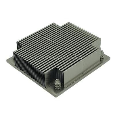 China Aluminum Skiving Server 1U Heatsink Low Profile CPU Cooler And Aluminum Heatsink TOP Computer for sale