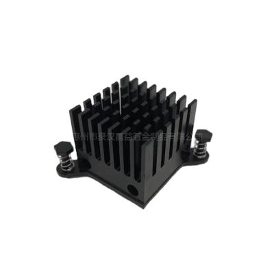 China Aluminum Computer Case Black Heatsink CPU Heatsink Computer Case Air Cooled Heatsink CPU for sale