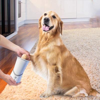 China Intelligent Electric Foot Wash Cup Pet Dog Cat Paw Cleaning Artifact Foot Wash Cup Outdoor Automatic Teddy Bear for sale