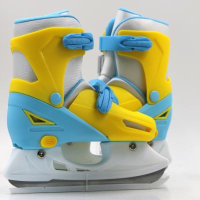 China Professional Plastic Ice Skate +mesh Integrated Skating Shoes Ice Skates Hotsale Skates for sale