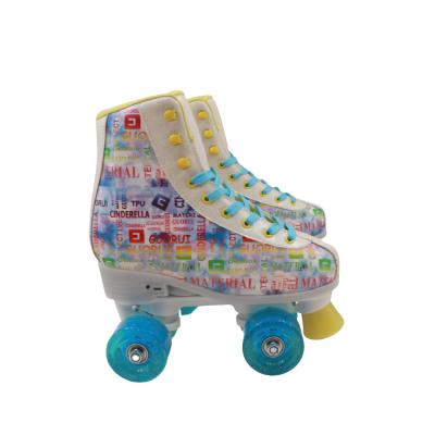 China Synthetic PVC Leather+velvet Accept Custom Order Customize 3 Wheels Cheap Roller Skates For Sale for sale