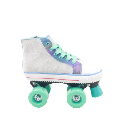 China Synthetic Perfect Choice Best Quality PVC Leather+velvet Portable Roller Skate Shoes Price Floor for sale