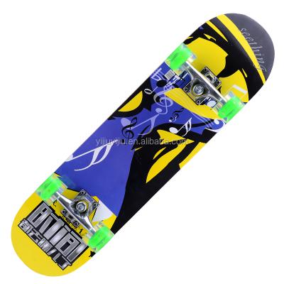 China Professional Durable Skateboard One Wheel Electric Skateboard Newly Bearing Skateboard Yellow OEM Customized Long Patch Panel Color Core for sale