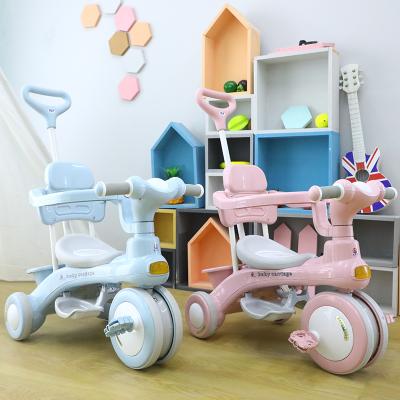 China Easy to install china baby tricycle kids tricycle kids tricycle wholesale hot sale bike with cheap price double seat cheap tricycle child metal tricycle for sale