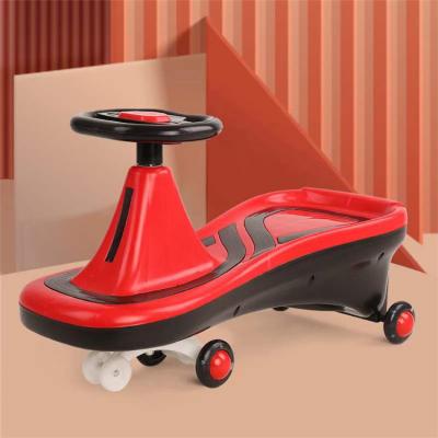 China 2021 Hot Selling Toy Baby Toy Best Quality Sliding Ride On Ride On Slide Lovely 4 Wheels Outdoor Swing Car Child Swing Cars For Children for sale