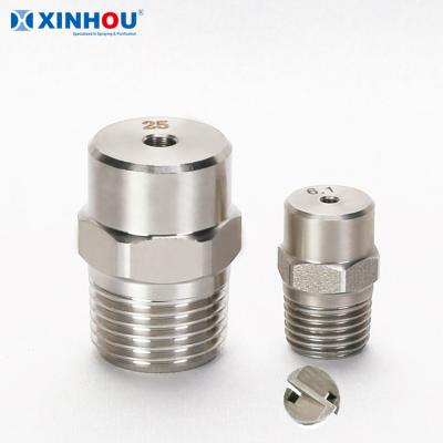 China Stainless Steel Full Cone 1/8 Cleaning Spray Nozzle for sale