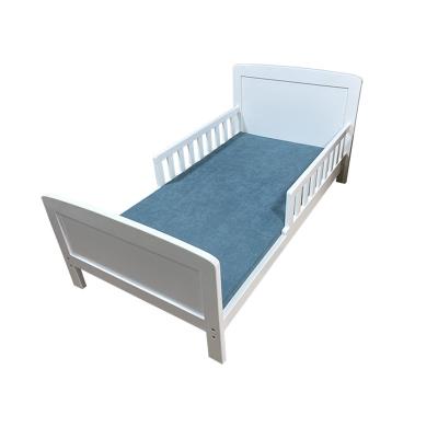 China Modern Simple Bedroom Furniture Practical Small Children Wooden Bed For Kids for sale