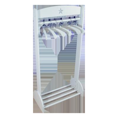 China Can Move Wooden Coat Rack Price Cheap Coat Racks Motion Standing Children's Coat Rack for sale