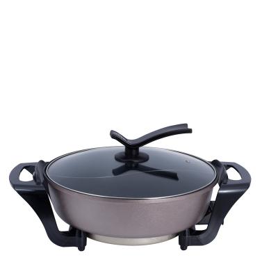 China Hotel Chinese portable smokeless electric multifunctional table non-stick cooking hot pot double for sale