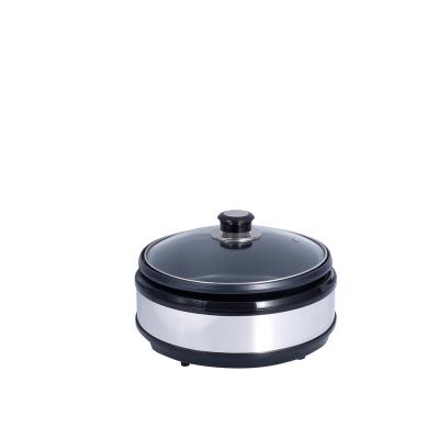 China Household Factory Die-Cast Aluminum Round Home Electric Stove With Glass Cover for sale