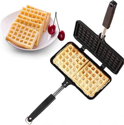 China Adjustable Thermostat Huaheng HH-BO2 Lightweight Mini Waffle Maker Pan for sale