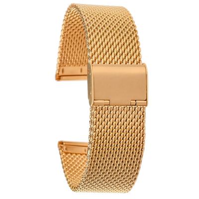 China PVD 24mm Metal Watch Band , ROHS Stainless Steel Watch Bracelet for sale