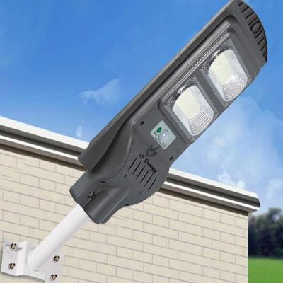 China Polycarbonate Solar Outdoor Radar Motion Sensor Security Led Wall Light 60 Watt for sale