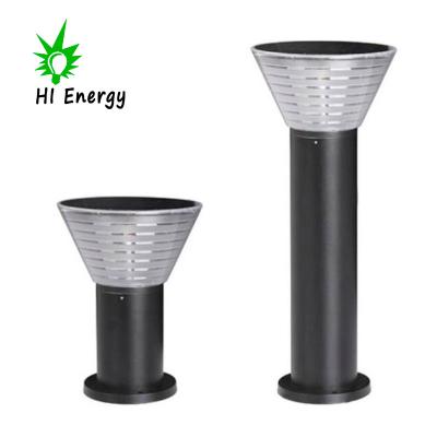 China LANDSCAPE Outdoor Aluminum Solar Powered All In One Led Garden Bollard Lamp for sale