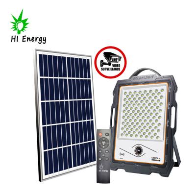 China With Solar Powered IP Camera Home Security CCTV IP Camera System Wireless Flood Light 300 Watt for sale