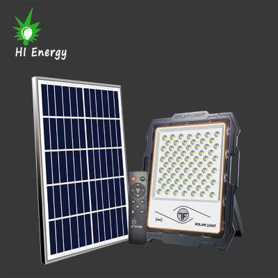 China HiEnergy remote control 100W 200W outdoor solar 300W 400W 600W remote control premium quality farola sistema for sale