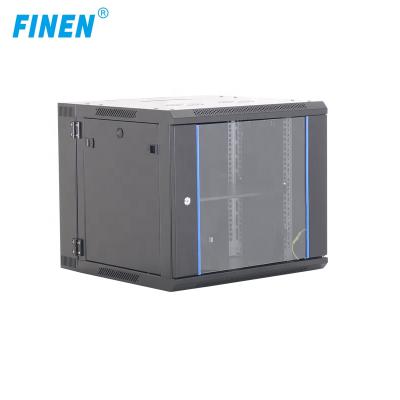 China 19 inch double section cabinet 15u 18u swing cabinet SPCC Cold Rolled Steel for sale