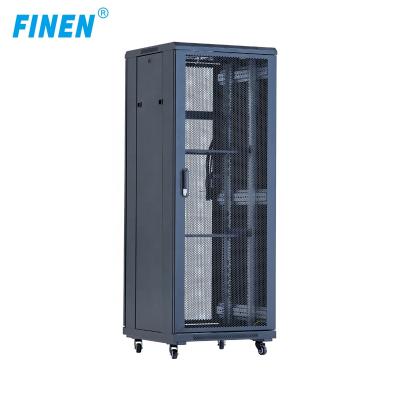 中国 SPCC metal mesh floor standing 42u 800x1000 server rack cabinet 19 inch rack 販売のため