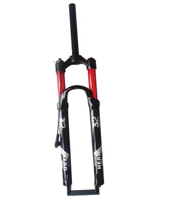 China Aluminum Alloy Spring Damping Front Fork Suspension Bicycle And Lockout Magnesium Bike Fork Mountain Bike Fork for sale