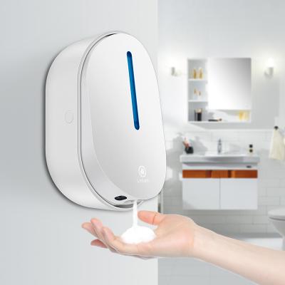 China Foam Wall Mounted Automatic Foaming Free Soap Dispenser Lebath Hands Foaming Hand Soap Dispenser for sale