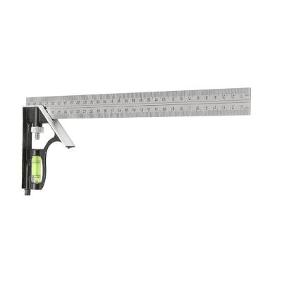 China 12inch 300mm Stainless Steel Triangle Ruler Combination Square for sale