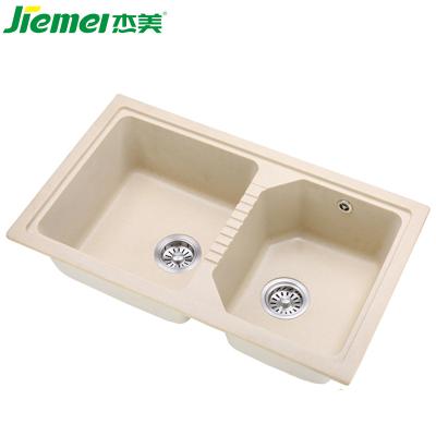 China Without Faucet Granite Stone Sink Stainless Quartz Kitchen Sink Stone Wash Basin Sanitary Ware for sale