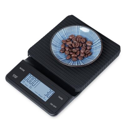 China With Tray Smart Scales Coffee Kitchen Scale Usb Digital Timer Coffee Electronic Scale 3kg for sale